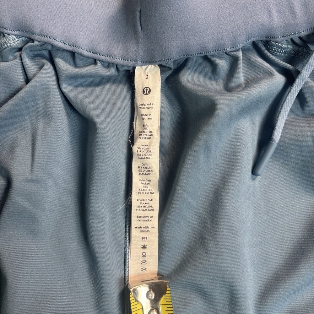 lululemon Stretch High Rise Jogger Blue Women's Size 2 - Picture 3 of 9